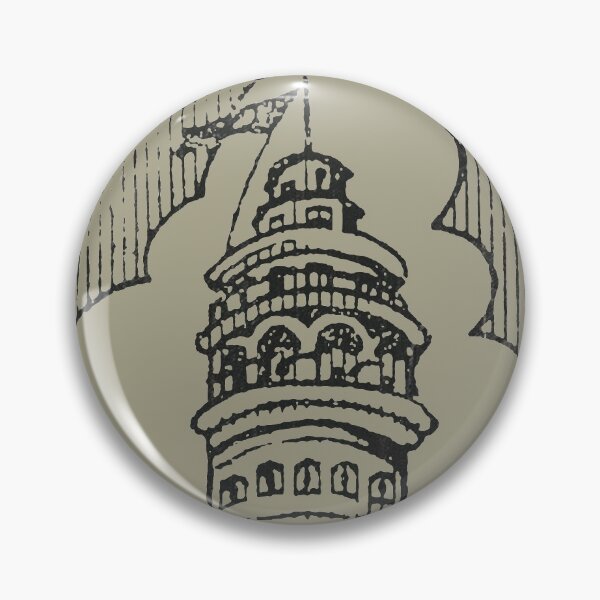 Item preview, Galata Tower Retro designed and sold by DeDesign Collective.