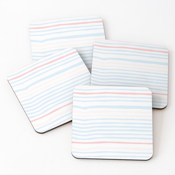 Item preview, Pastel stripped pattern designed and sold by thoughtfully ale.