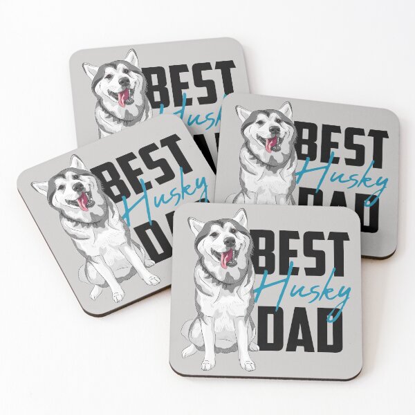 Item preview, Best Siberian Husky Dad White designed and sold by SoccaTamam.