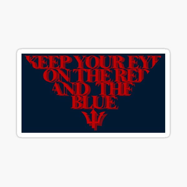 Item preview, Melbourne Demons - The Red & the Blue designed and sold by scribbledeath.