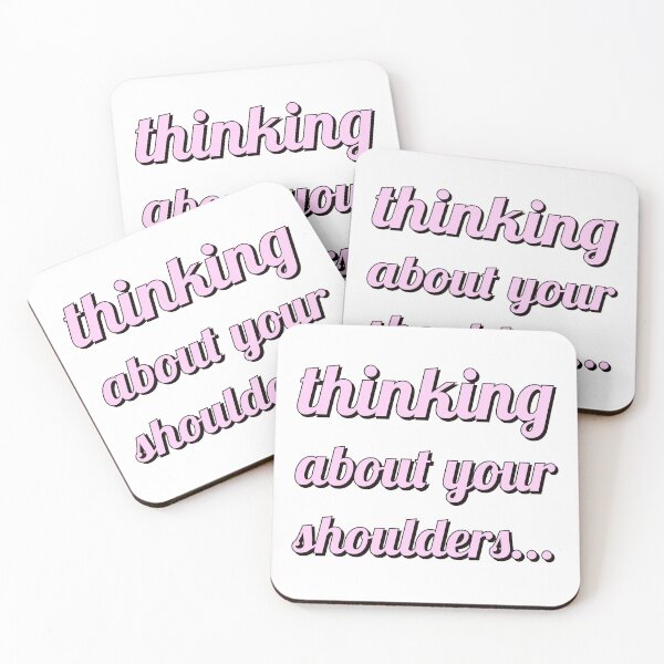 Item preview, thinking about your shoulders ... designed and sold by marjard.