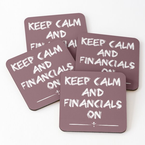 Item preview, Keep calm and financials on designed and sold by artisky.