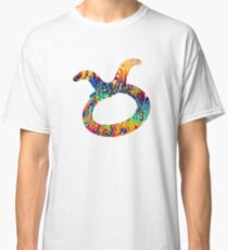 Taurus Psychedelic Symbol Classic T-Shirt