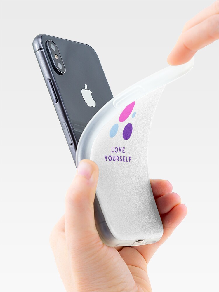 Alternate view of love yourself iPhone Case & Cover