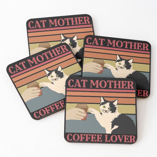 Item preview, Cat mother coffe lover- cute kitty mom designed and sold by looklock.