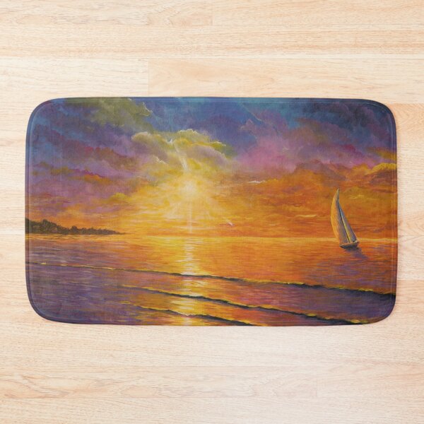 Item preview, Nightfall's opening scene, sunset seascape designed and sold by Debra Dickson.