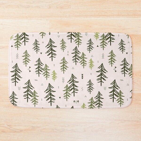 Item preview, Doodled Fir Trees Pattern designed and sold by Kova  Rose.