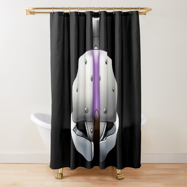 Saint-14 Helmet Shower Curtain