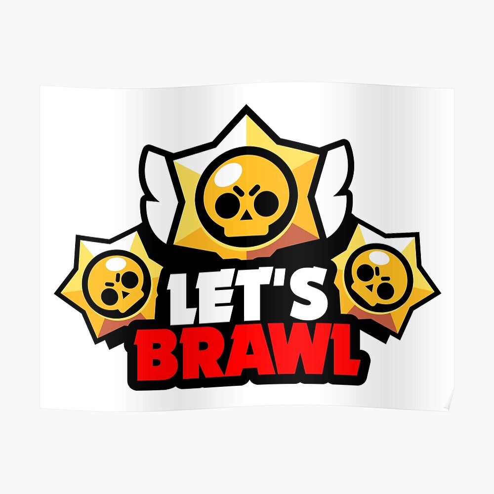 Brawl Stars Lass Uns Prugeln Sticker Von Benchsif Redbubble - brawl stars geld zurück