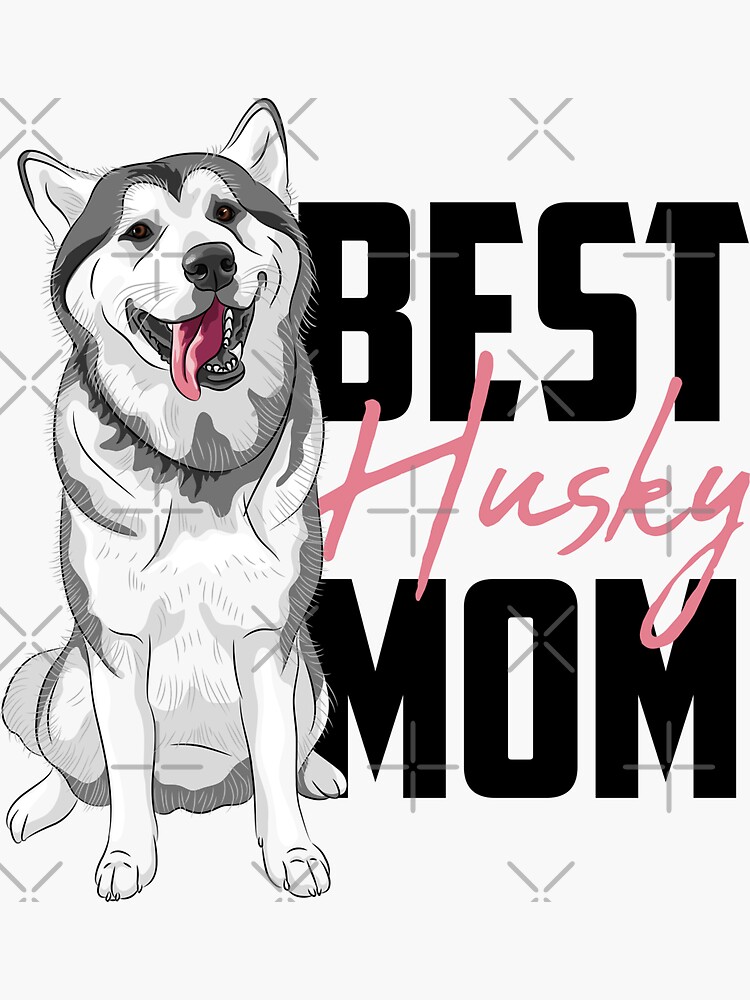 Husky best sale mom decal