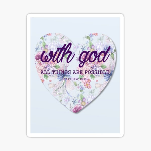 Item preview, With God all things are possible designed and sold by della95.