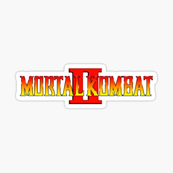 Mortal Kombat II Pegatina