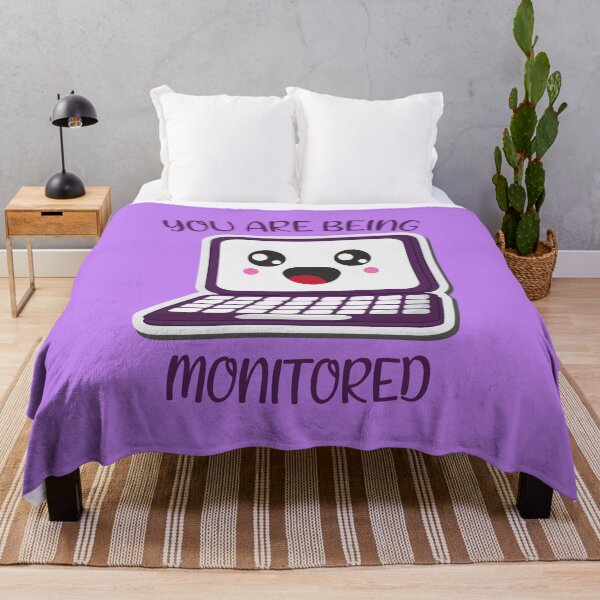 Item preview, You are being monitored Kawaii laptop designed and sold by KawaiiPark.