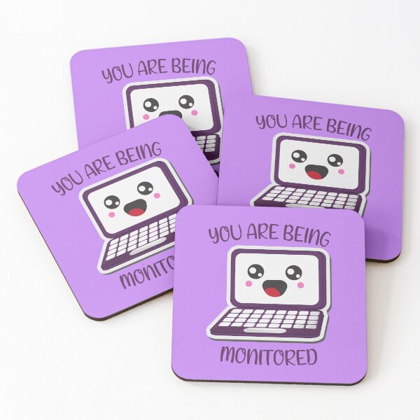 Item preview, You are being monitored Kawaii laptop designed and sold by KawaiiPark.