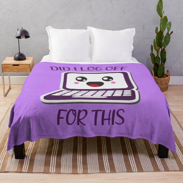 Item preview, Did I log off for this Kawaii laptop designed and sold by KawaiiPark.