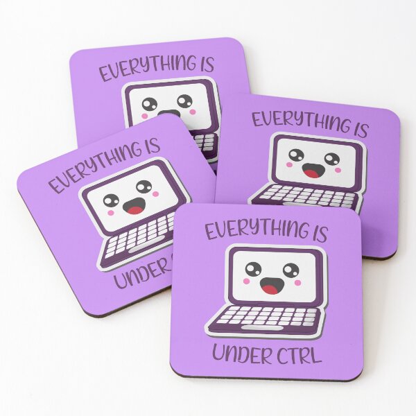 Item preview, Everything is under ctrl Kawaii laptop designed and sold by KawaiiPark.