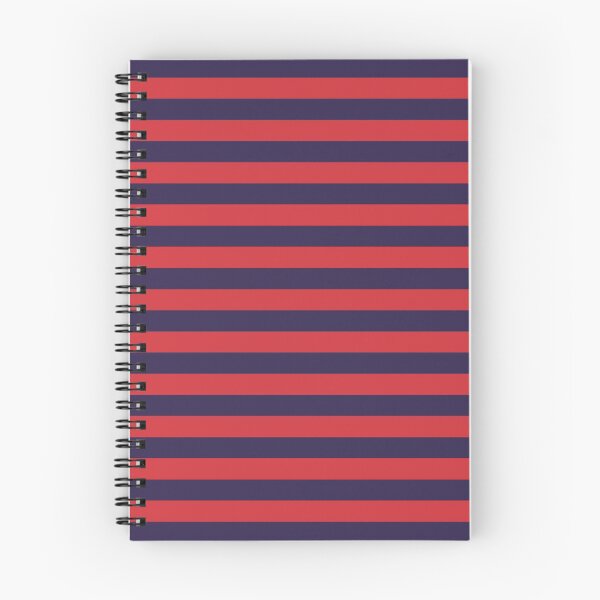 Item preview, Small NAVY BLUE and RED Horizontal STRIPES designed and sold by RachelMacht.