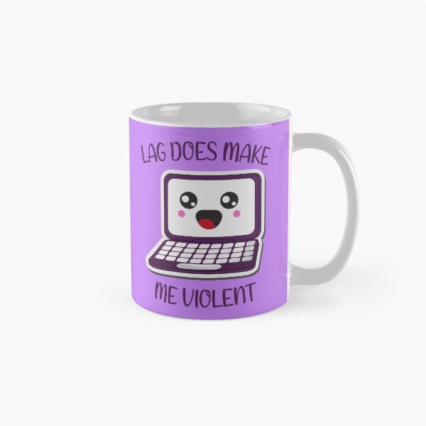 Item preview, Lag does make me violent Kawaii laptop designed and sold by KawaiiPark.