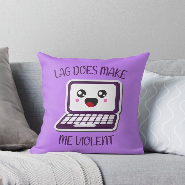 Item preview, Lag does make me violent Kawaii laptop designed and sold by KawaiiPark.