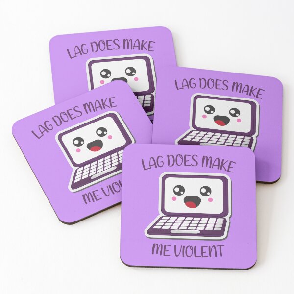 Item preview, Lag does make me violent Kawaii laptop designed and sold by KawaiiPark.