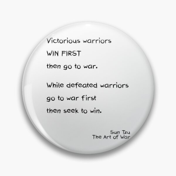 Item preview, Sun Tzu Art of War Quote designed and sold by spiffykings.