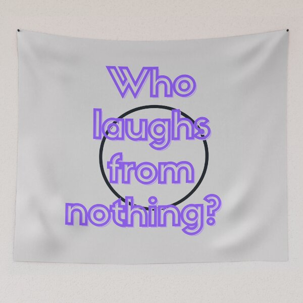 Item preview, Who laughs from nothing? designed and sold by Viktor Kabbach.