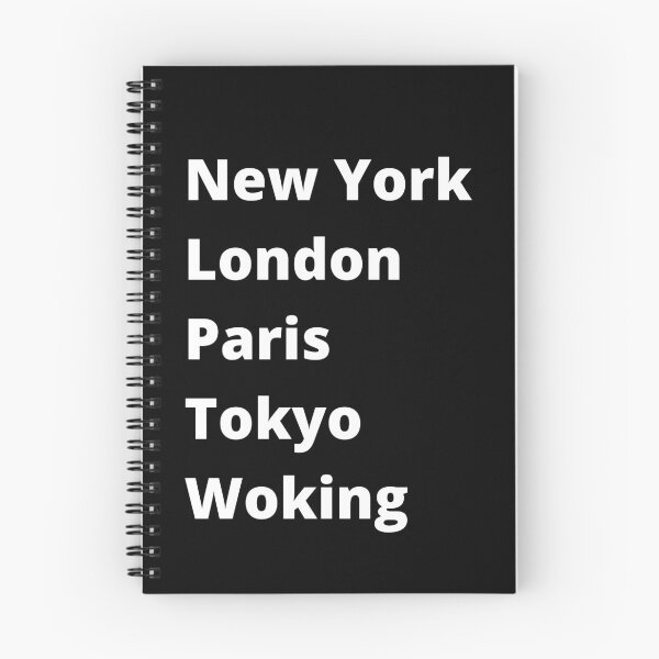 Item preview, Nueva York Londres París Tokio Woking designed and sold by DesignsbyDan1.