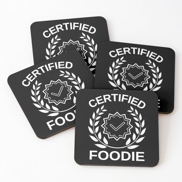 Item preview, Certified foodie with laurels designed and sold by GraphicTeesSuck.