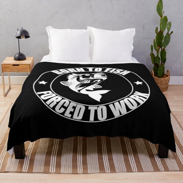 Item preview, Born To Fish Forced To Work designed and sold by ID01.