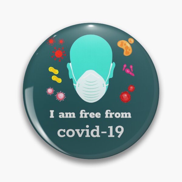 Item preview, I am free from COVID-19 designed and sold by covid50.