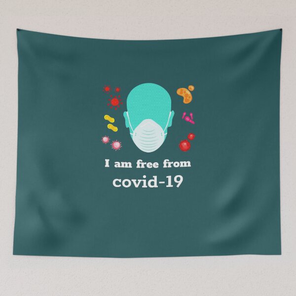 Item preview, I am free from COVID-19 designed and sold by covid50.