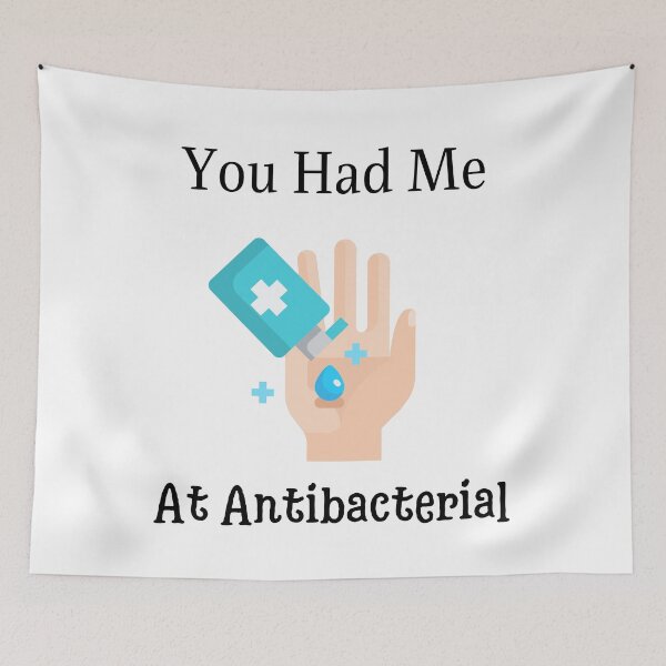 Item preview, You Had Me At Antibacterial,Humorous Germaphobe Gift designed and sold by piskwi.