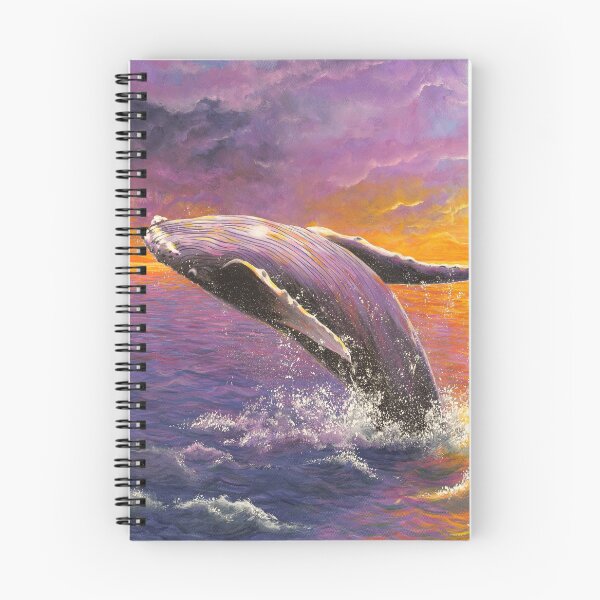 Item preview, Sunset with humpback whale painting designed and sold by Debra Dickson.