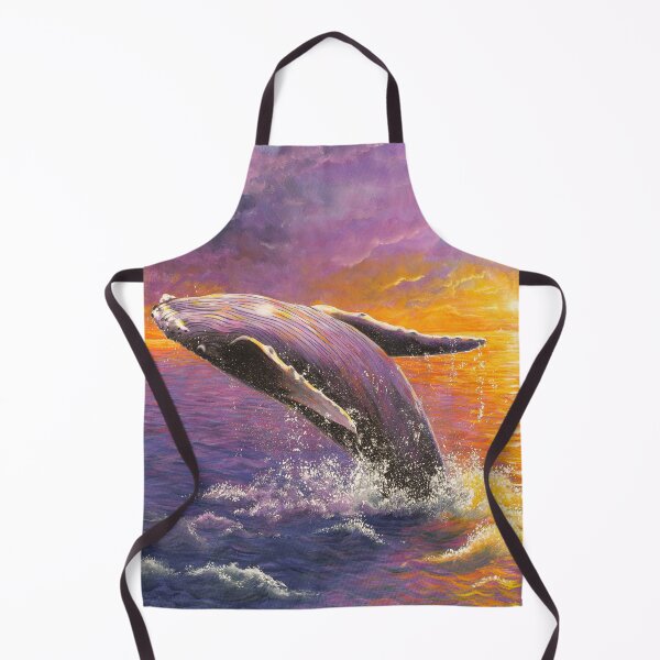 Item preview, Sunset with humpback whale painting designed and sold by Debra Dickson.
