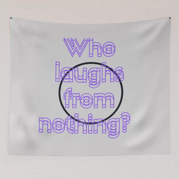 Item preview, Who laughs from nothing? designed and sold by Viktor Kabbach.