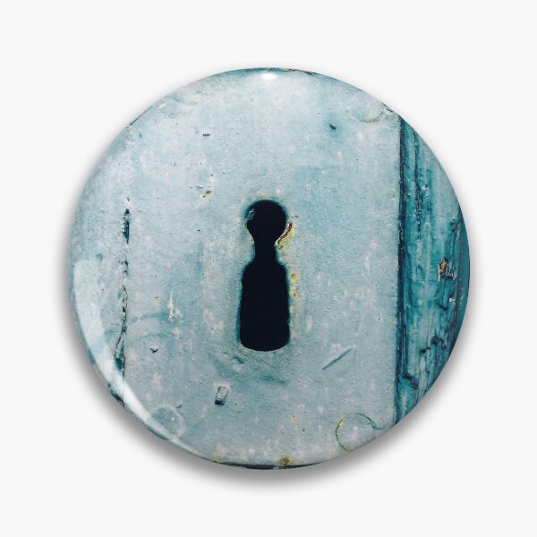 Item preview, Keyhole and Old Weathered Turquoise Painted Door designed and sold by Dan Shachar.