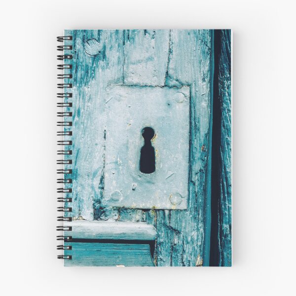 Item preview, Keyhole and Old Weathered Turquoise Painted Door designed and sold by Dan Shachar.