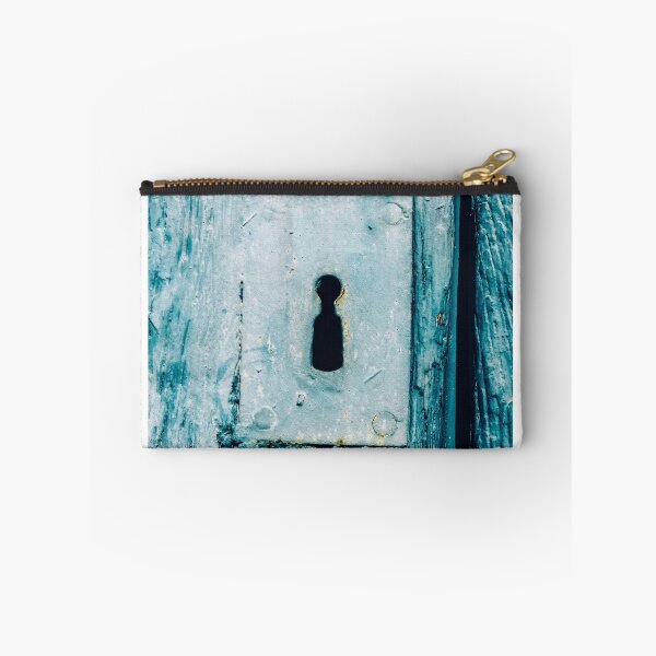 Item preview, Keyhole and Old Weathered Turquoise Painted Door designed and sold by Dan Shachar.
