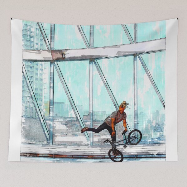 Item preview, BMX Front Wheel Stand. For BMX Lovers. designed and sold by ColortrixArt.