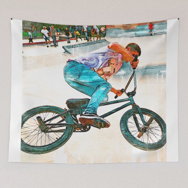 Item preview, BMX At The Park Silhouette. For BMX Lovers designed and sold by ColortrixArt.