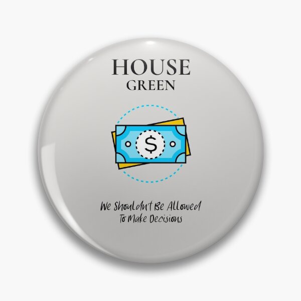 Item preview, House Green Funny White designed and sold by teeters-ind.