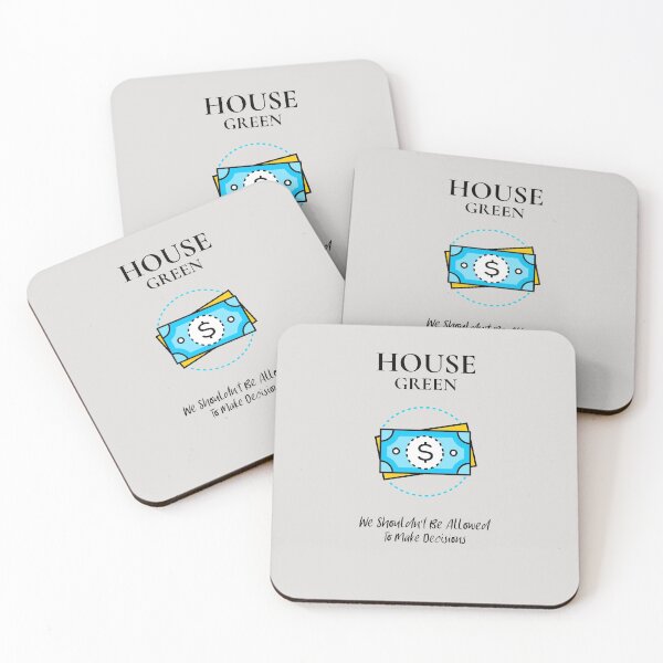 Item preview, House Green Funny White designed and sold by teeters-ind.