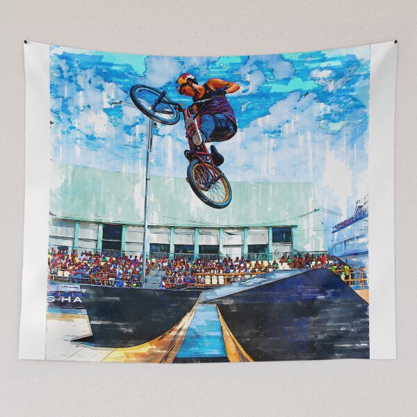 Item preview, BMX Competition Silhouette.For BMX lovers. designed and sold by ColortrixArt.