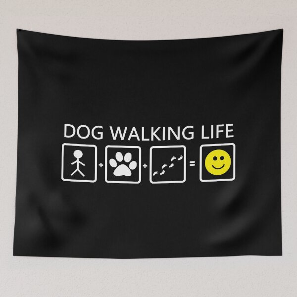 Item preview, DOG WALKING LIFE designed and sold by onemoormove.