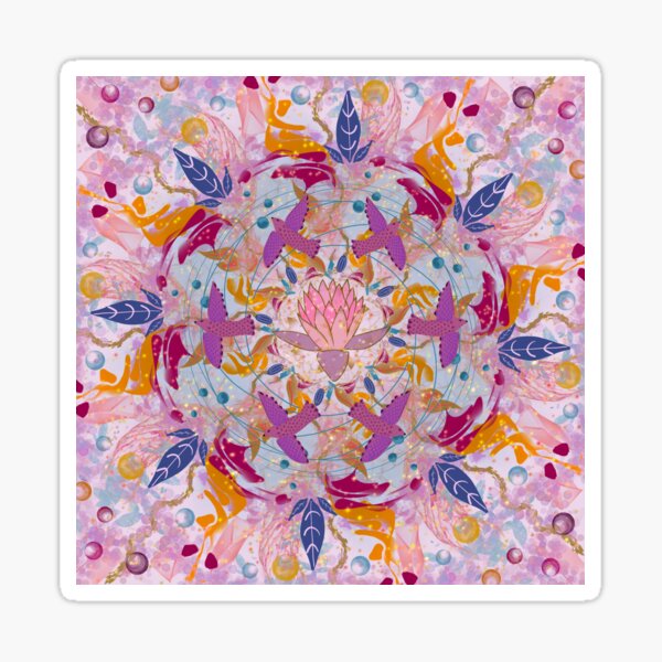Lotus Mandala Sticker