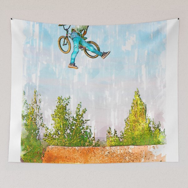 Item preview, In The Air BMX Silhouette.For BMX lovers. designed and sold by ColortrixArt.
