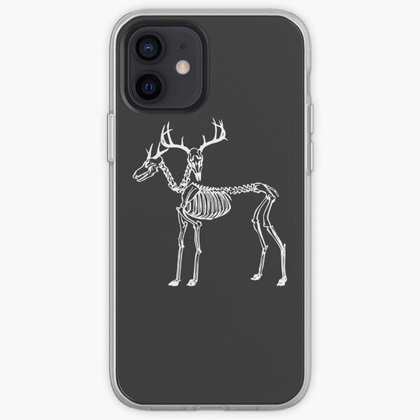 Cerf à deux têtes Coque souple iPhone