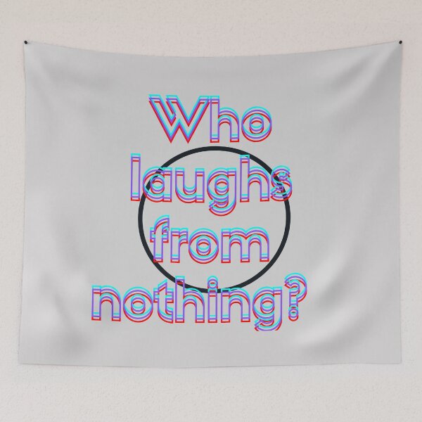 Item preview, Who laughs from nothing? designed and sold by Viktor Kabbach.