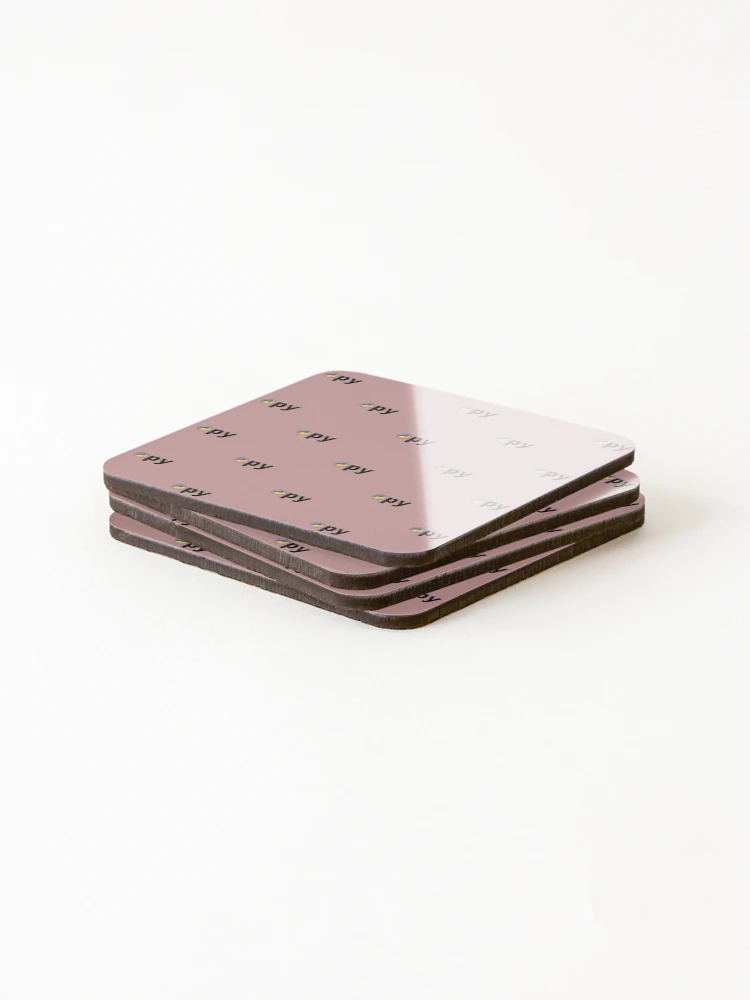 Thumbnail 4 of 5, Coasters (Set of 4), python dot py designed and sold by Indite.