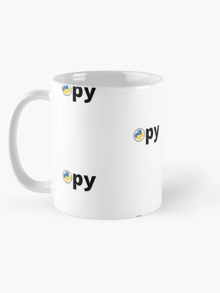Thumbnail 5 of 6, Coffee Mug, python dot py designed and sold by Indite.